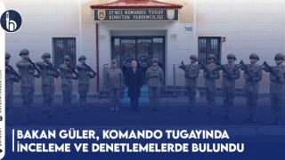 Bakan Güler, Komando Tugayında İnceleme ve Denetlemelerde Bulundu