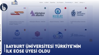 Bayburt Üniversitesi Türkiye'nin İlk EOSE Üyesi Oldu