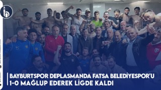 BayburtSpor Deplasmanda Fatsa Belediyespor'u 1-0 Mağlup Ederek Ligde Kaldı