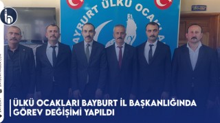 Ülkü Ocakları Bayburt İl Başkanlığında Görev Değişimi Yapıldı