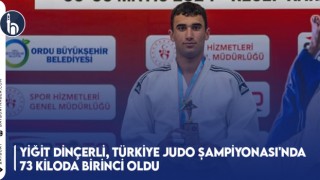 Yiğit Dinçerli, Türkiye Judo Şampiyonası'nda 73 Kiloda Birinci Oldu