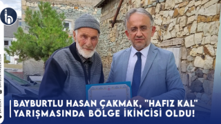 Bayburtlu Hasan Çakmak, "Hafız Kal" Yarışmasında Bölge İkincisi Oldu!