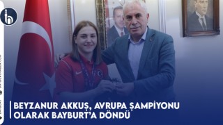 Beyzanur Akkuş, Avrupa Şampiyonu Olarak Bayburt’a Döndü