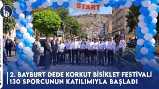 2. Bayburt Dede Korkut Bisiklet Festivali 130 Sporcunun Katılımıyla Başladı