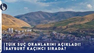 TÜİK Suç Oranlarını Açıkladı! Bayburt Kaçıncı Sırada?