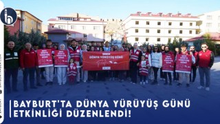 Bayburt'ta Yürüyüş Günü Etkinliği Düzenlendi!