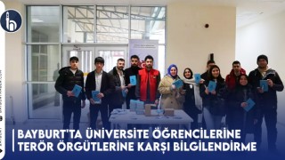 Bayburt'ta Üniversite Öğrencilerine Terör Örgütlerine Karşı Bilgilendirme