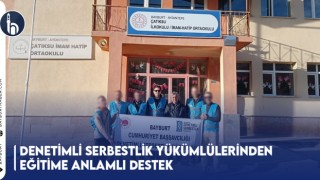 Denetimli Serbestlik Yükümlülerinden Eğitime Anlamlı Destek