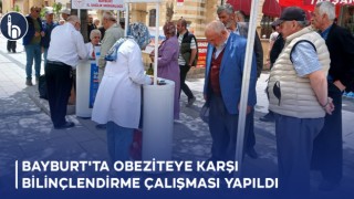 Bayburt'ta Obeziteye Karşı Bilinçlendirme Çalışması Yapıldı