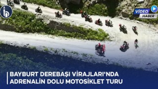 Bayburt Derebaşı Virajları'nda Adrenalin Dolu Motosiklet Turu
