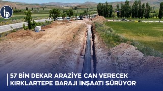 Bayburt'ta 57 Bin Dekar Araziye Can Verecek Kırklartepe Barajı İnşaatı Sürüyor