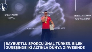 Bayburtlu Sporcu Ünal Türker Bilek Güreşinde İki Altınla Dünya Zirvesinde