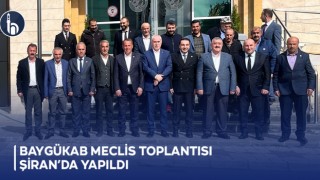 BAYGÜKAB Meclis Toplantısı Şiran’da Yapıldı