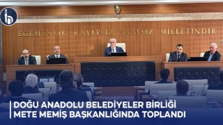 Doğu Anadolu Belediyeler Birliği Bayburt Belediye Başkanı Mete Memiş Başkanlığında Toplandı