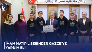 İmam Hatip Lisesinden Gazze’ye Yardım Eli