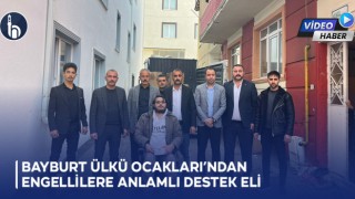 Bayburt Ülkü Ocaklarından Engellilere Tekerlekli Sandalye Desteği