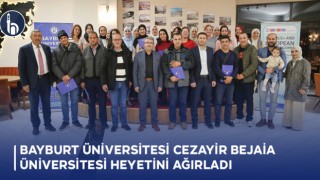 Bayburt Üniversitesi Cezayir Bejaia Üniversitesi Heyetini Ağırladı