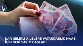 Dar Gelirli Ailelere Vatandaşlık Maaşı İçin Geri Sayım Başladı