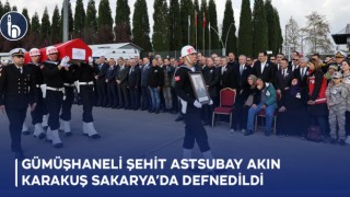 Gümüşhaneli Şehit Astsubay Akın Karakuş Sakarya’da Dualarla Uğurlandı