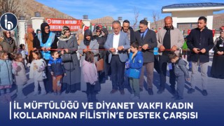 İl Müftülüğü ve Diyanet Vakfı Kadın Kollarından Filistin’e Destek Çarşısı