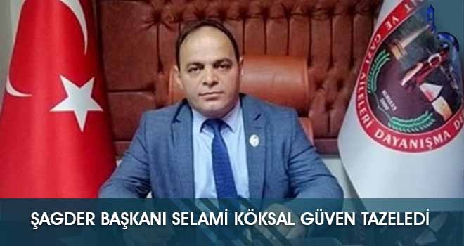 ŞAGDER Başkanı Selami Köksal Güven Tazeledi