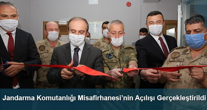 Jandarma Komutanlığı Misafirhanesi’nin Açılışı Gerçekleştirildi