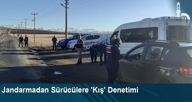 Jandarmadan sürücülere 'Kış' denetimi