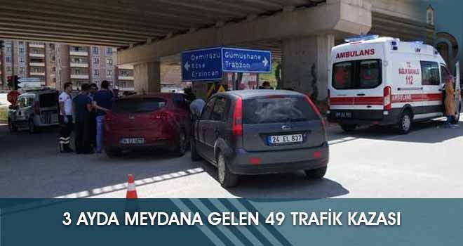 3 Ayda Meydana Gelen 49 Trafik Kazası