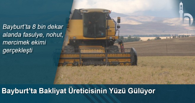 Bakliyat Üreticisinin Yüzü Gülüyor