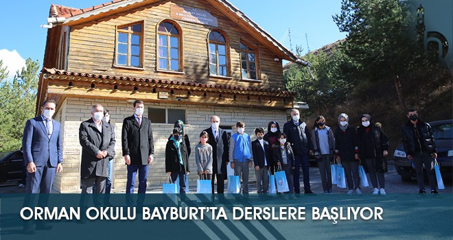 Orman Okulu Bayburt’ta Derslere Başlıyor