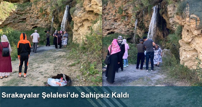 Sırakayalar Şelalesi’de Sahipsiz Kaldı