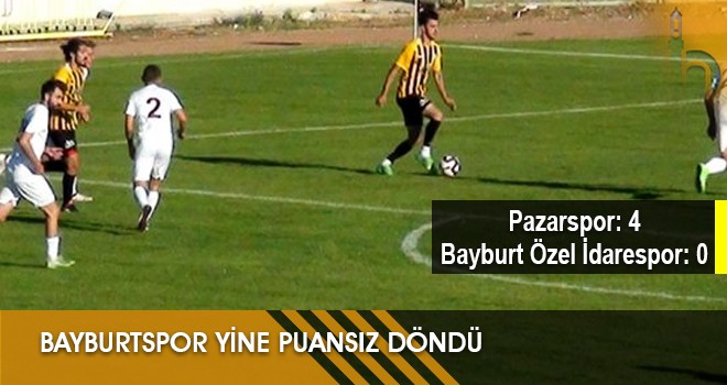 Bayburtspor Yine Puansız Döndü