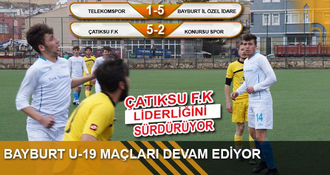 Bayburt U-19 Ligi Devam Ediyor