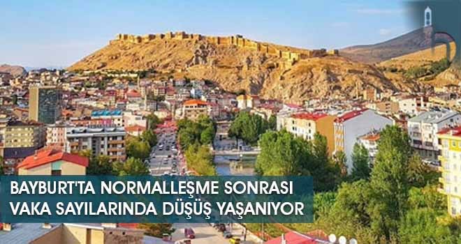 Bayburt'ta Normalleşme Sonrası Vaka Sayılarında Düşüş Yaşanıyor