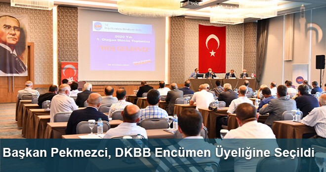 Başkan Pekmezci, DKBB Encümen Üyeliğine Seçildi