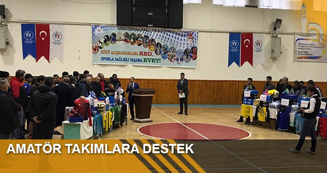 Bayburt'taki Amatör Kulüplere Destek