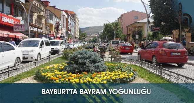 Bayburt'ta Bayram Yoğunluğu