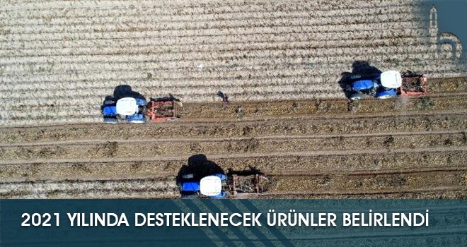 2021 Yılında Desteklenecek Ürünler Belirlendi