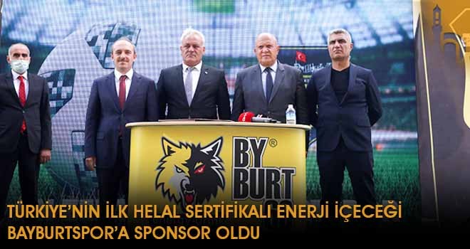 Türkiye'nin İlk Helal Sertifikalı Enerji İçeceği Bayburtspor'a Sponsor Oldu