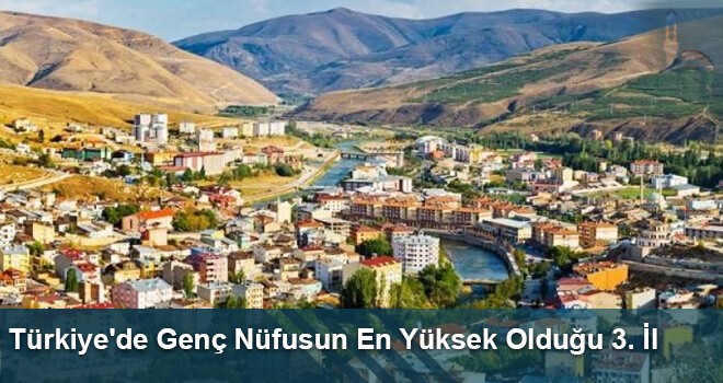 Türkiye'de Genç Nüfusun En Yüksek Olduğu 3. İl