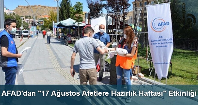 AFAD'dan 17 Ağustos Afetlere Hazırlık Haftası Etkinliği