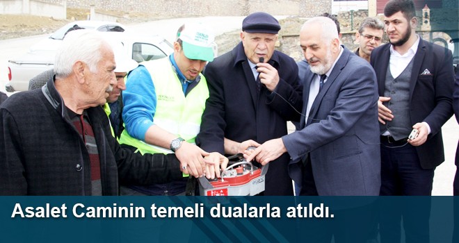 Asalet Cami’nin Temel Atma Töreni