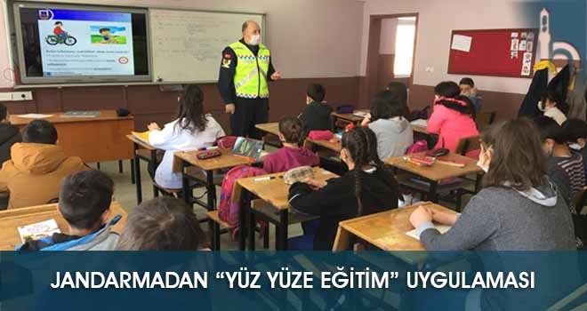 Jandarmadan “Yüz Yüze Eğitim” Uygulaması