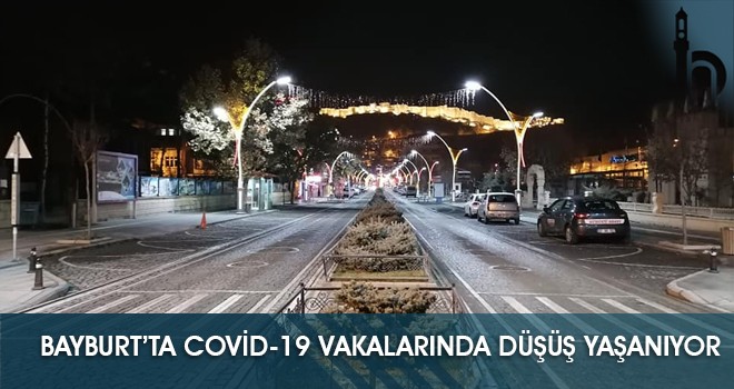 Bayburt’ta Covid-19 Vakalarında Düşüş Yaşanıyor