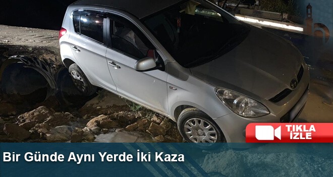 Bir Günde Aynı Yerde İki Kaza