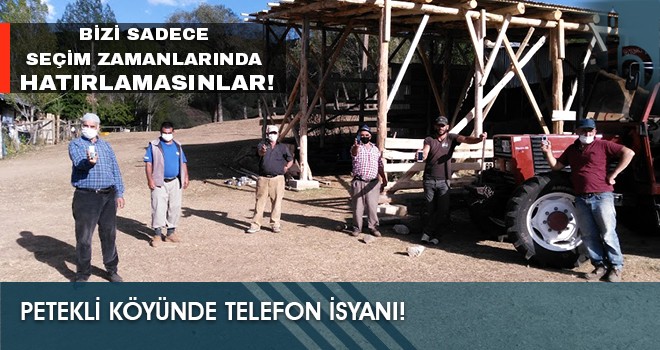 Petekli Köyünde Telefon İsyanı!