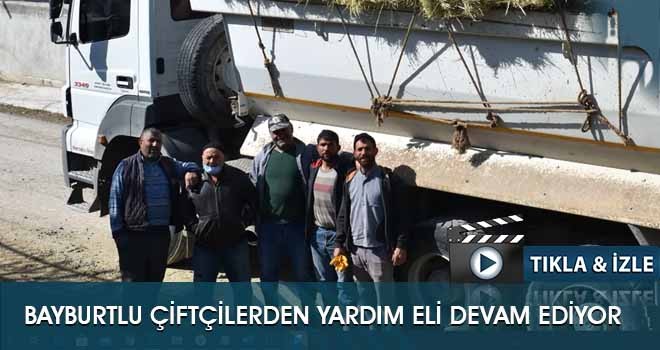 Bayburtlu Çiftçilerden Yardım Eli Devam Ediyor