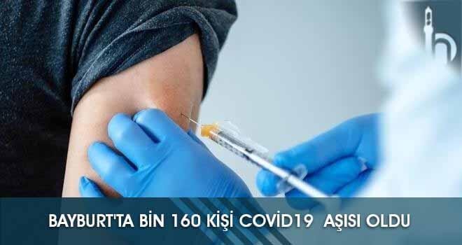 Bayburt'ta Bin 160 Kişi Covid19 Aşısı Oldu