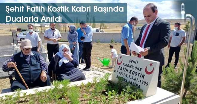 Şehit Fatih Kostik Kabri Başında Dualarla Anıldı