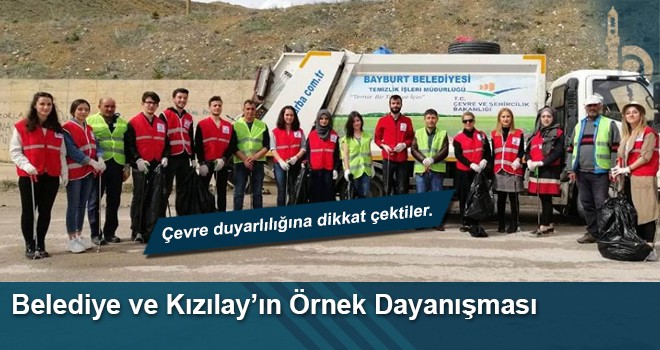 Bayburt Belediyesi ve Türk Kızılay Derneği’nden Dayanışma ve Çevre Duyarlılığı Örneği